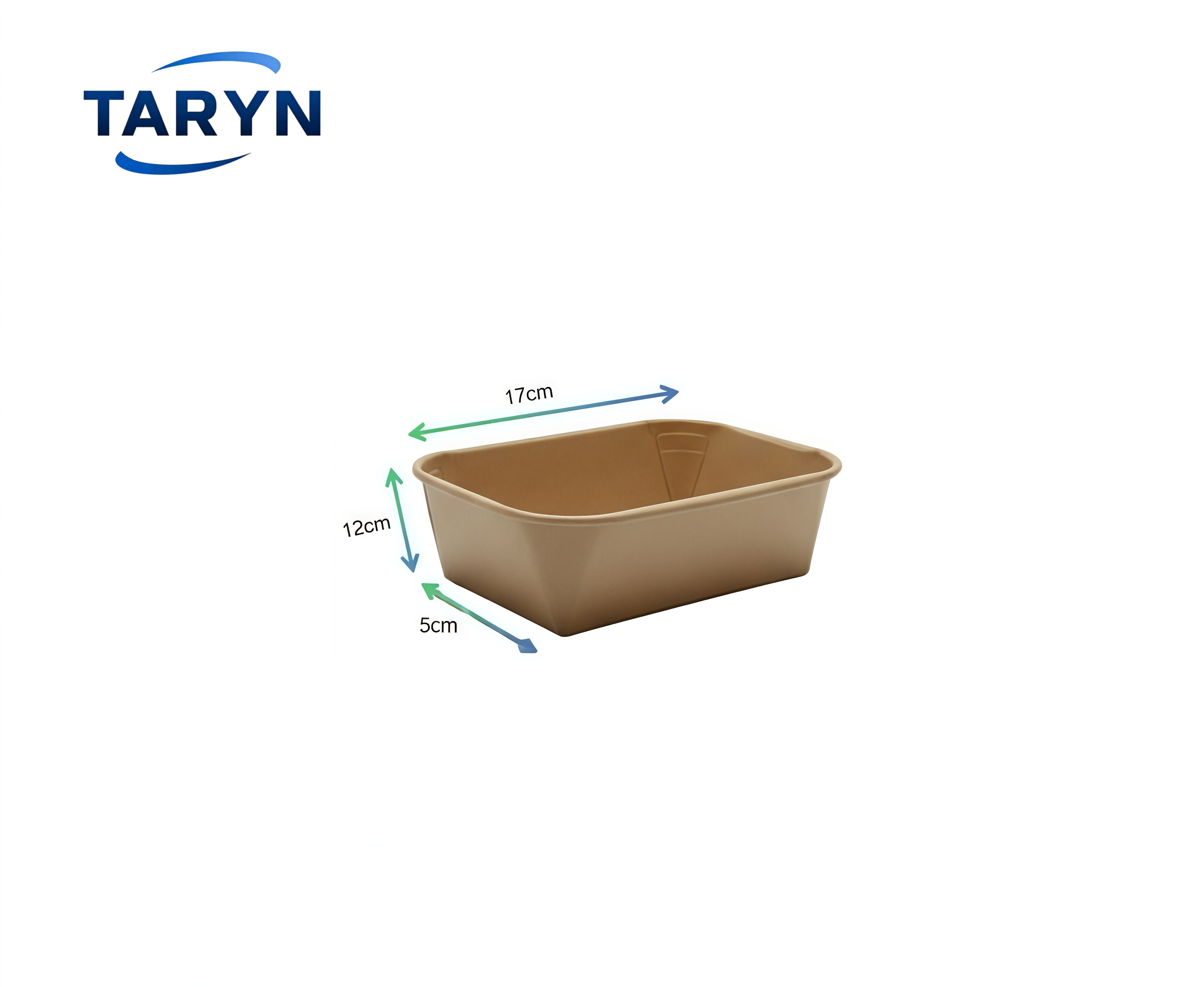 650ml Square Paper Bowl
