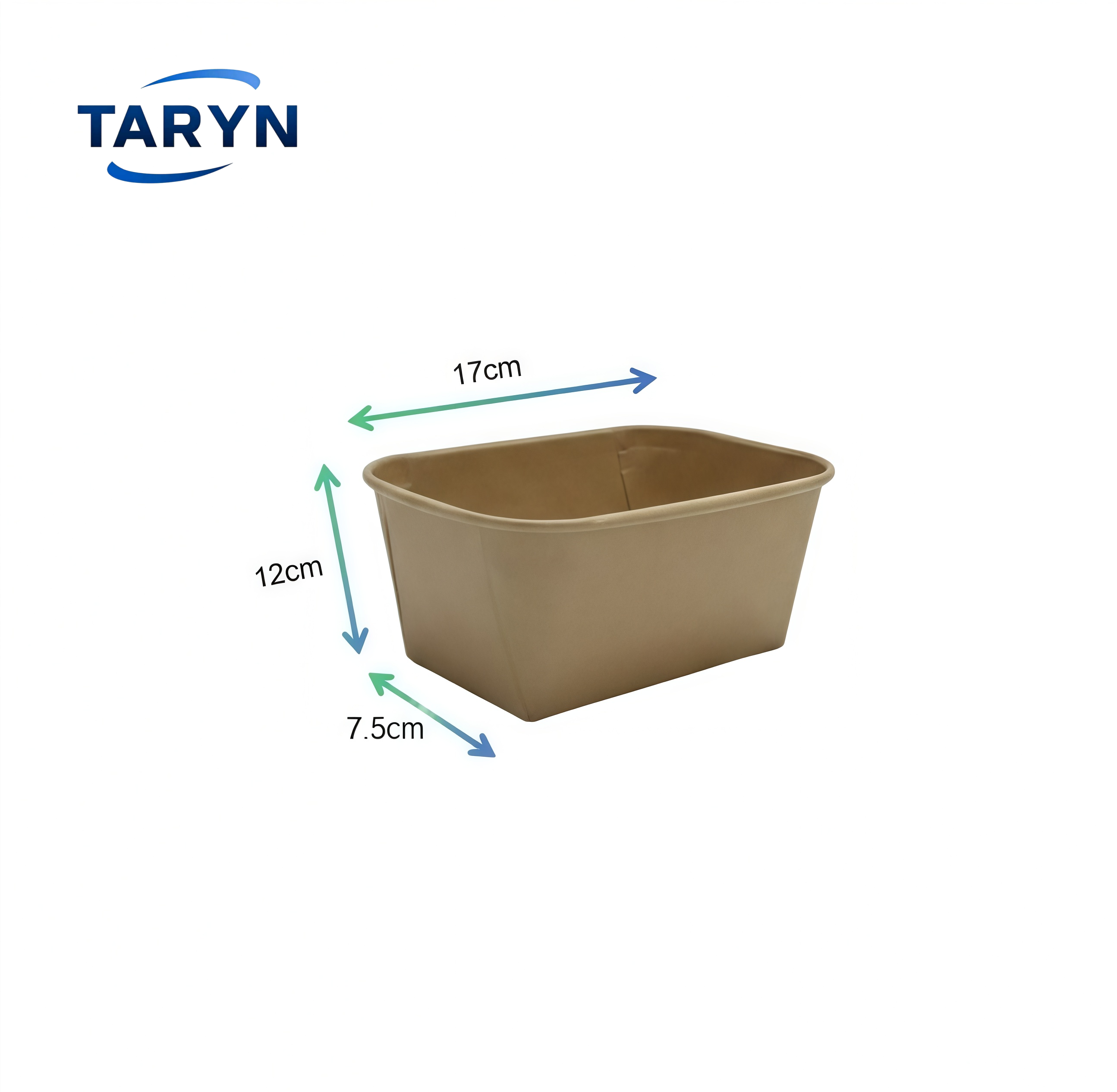 1000ml Square Paper Bowl